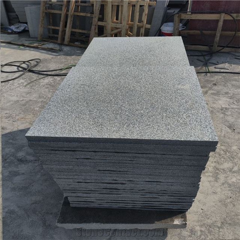 Low Price Shandong G654 New Dark Grey Granite Tiles