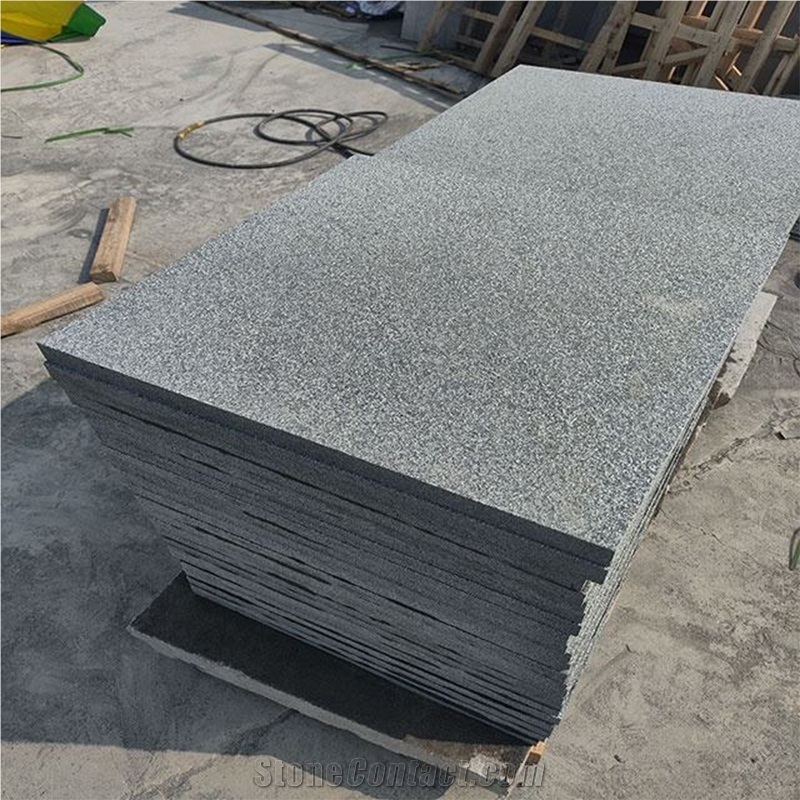 Low Price Shandong G654 New Dark Grey Granite Tiles