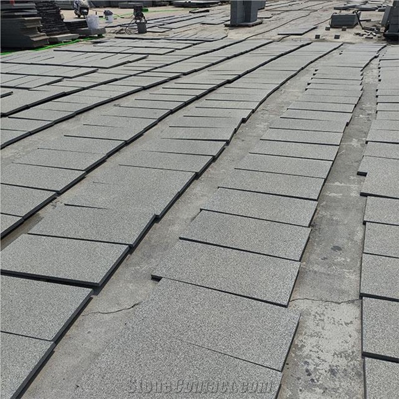Low Price Shandong G654 New Dark Grey Granite Tiles