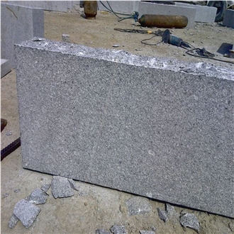 Medium Grey G602 Granite Stone Steps With One Edge Split