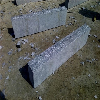 Medium Grey G602 Granite Stone Steps With One Edge Split