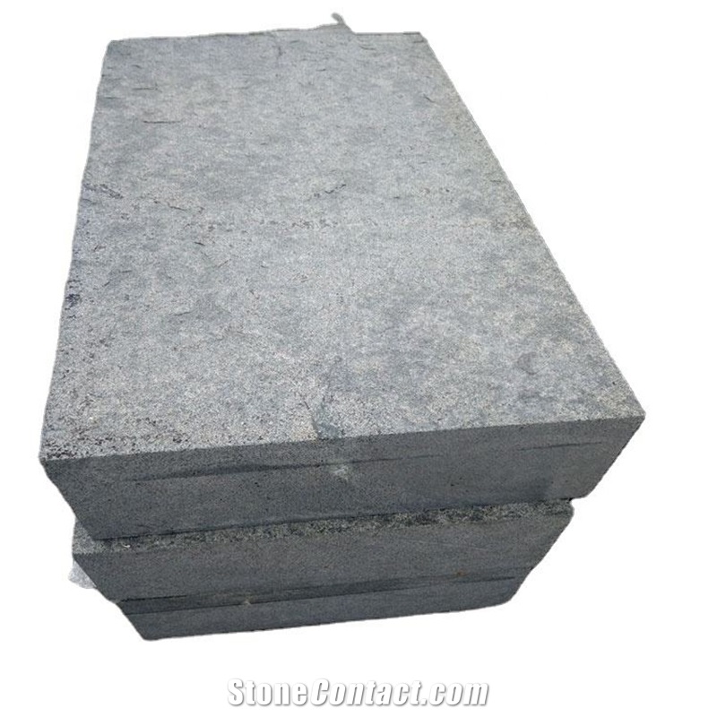 Natural Mongolia Black G370 Granite Pavers, Cubes