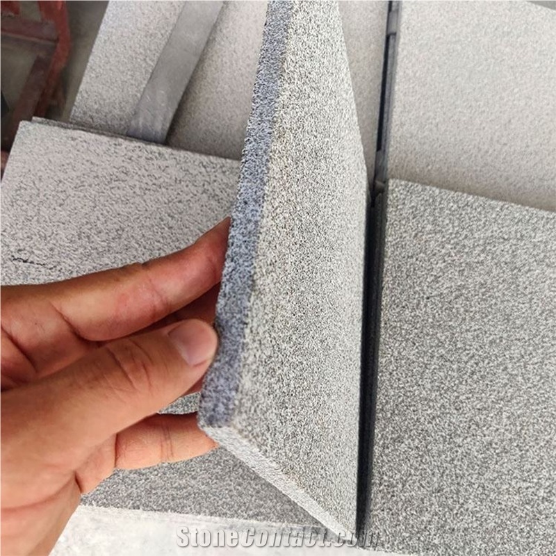 New Arrival Natural Black Granite 2Cm Thin Tiles Outdoor