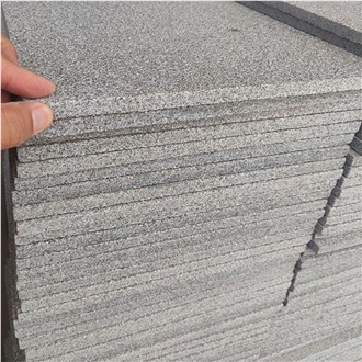 New Arrival Natural Black Granite 2Cm Thin Tiles Outdoor