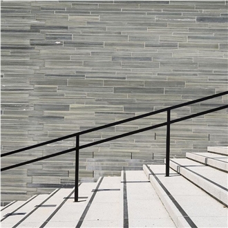 New Design Outdoor Granite Stones Steps With Black Strips