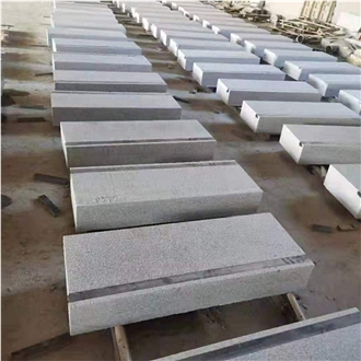 New Design Outdoor Granite Stones Steps With Black Strips