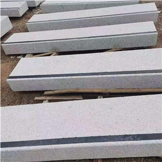 New Design Outdoor Granite Stones Steps With Black Strips
