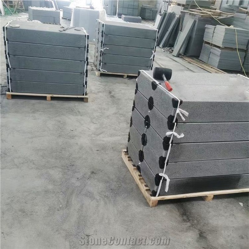 Outdoor Dark Grey G654 Granite Landscape Garden Steps