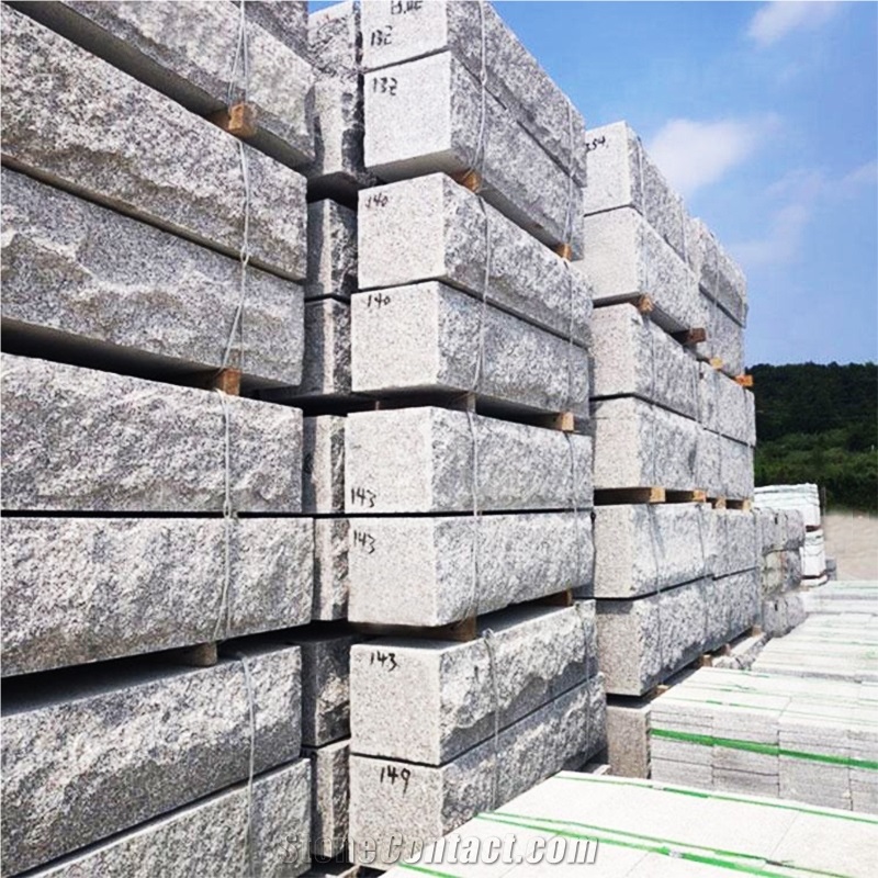 Outdoor Granite Raw Material Wall Blocks Garden Mushroom Stone