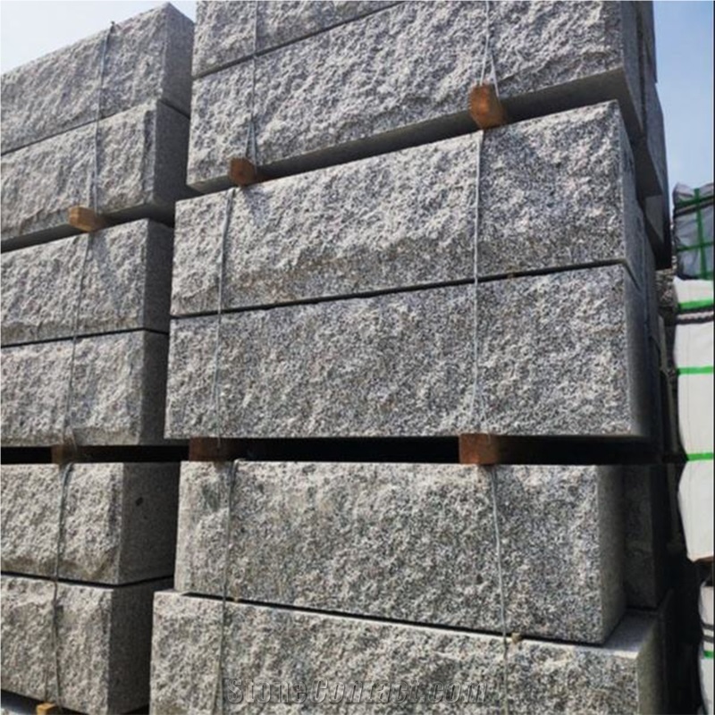 Outdoor Granite Raw Material Wall Blocks Garden Mushroom Stone