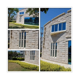 Sand Yellow Mushroom Stone Cladding For Exterior Wall