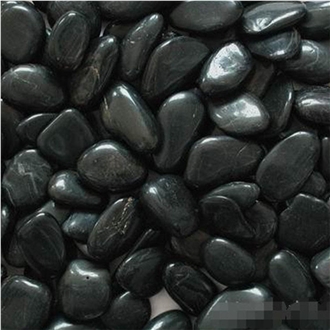 Wholesale Black Basalt Pebbles Stone For Garden Decoration