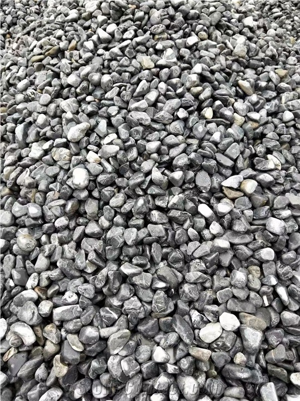 Wholesale Black Basalt Pebbles Stone For Garden Decoration