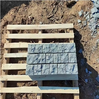 Wholesale Dark Grey G654 Granite Split Surface Cobblestone