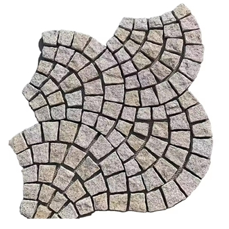 Wholesale Mesh Fan Shape Cobblestone Pavers For Sidewalk Wholesale Mesh Fan Shape Cobblestone Pavers For Sidewalk