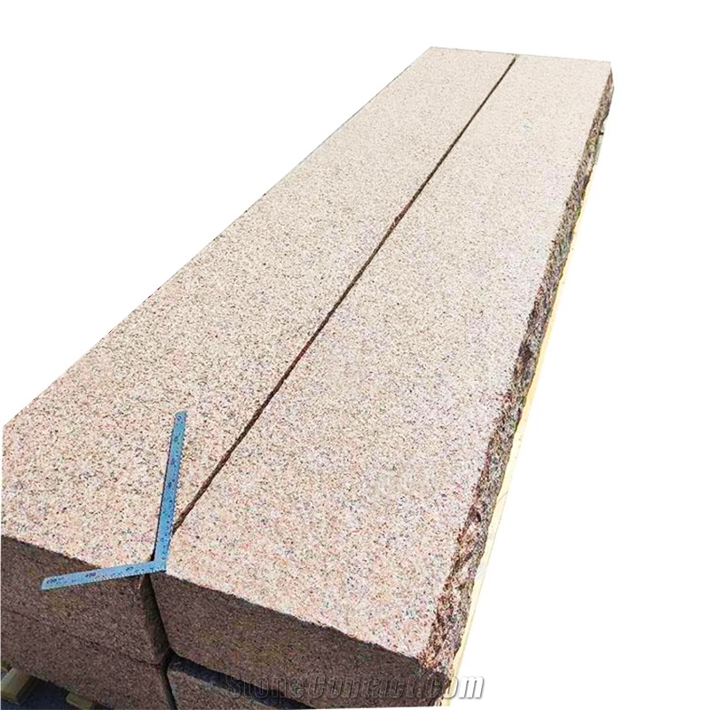 Wholesale Red Granite G386-8 Flamed Rough Edge Stone Steps