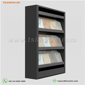 Culture Stone Sample Display Cabinet, Timber Showroom Stand
