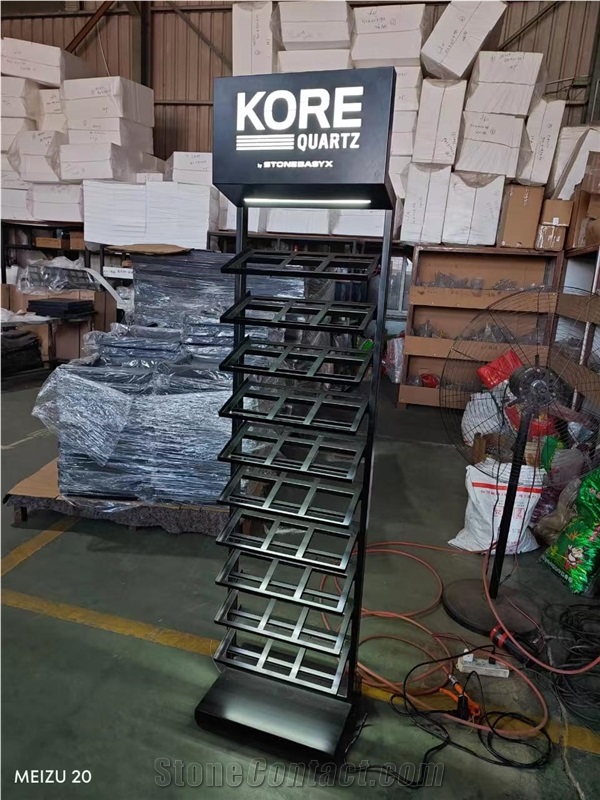 Hot Tower Display Rack For Quartz Marble Granite