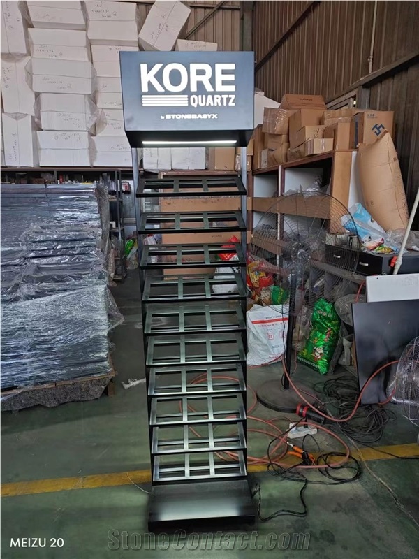 Hot Tower Display Rack For Quartz Marble Granite