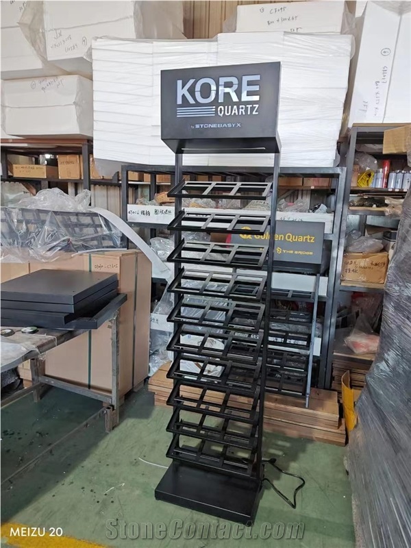 Hot Tower Display Rack For Quartz Marble Granite