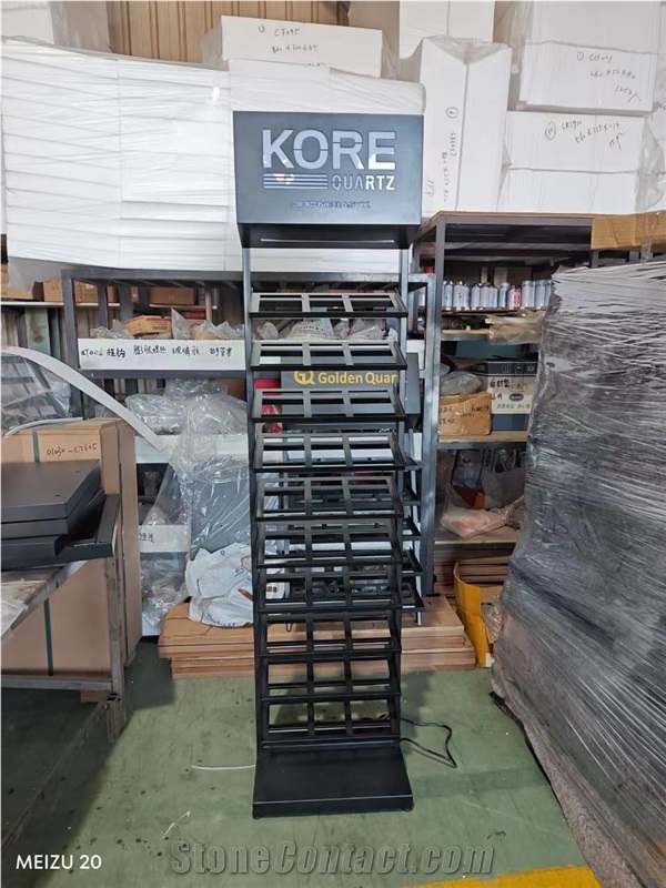Hot Tower Display Rack For Quartz Marble Granite
