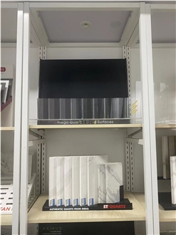 Tower Counter Display Metal Rack For Granite/Marble/Quartz