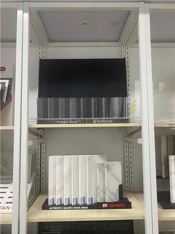 Tower Counter Display Metal Rack For Granite/Marble/Quartz