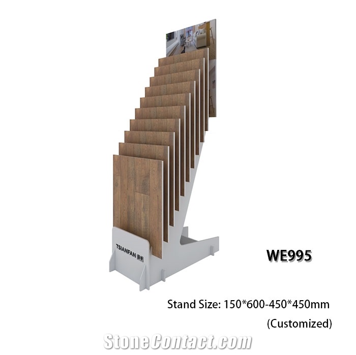 Viynl Floor Display Stand For Showroom