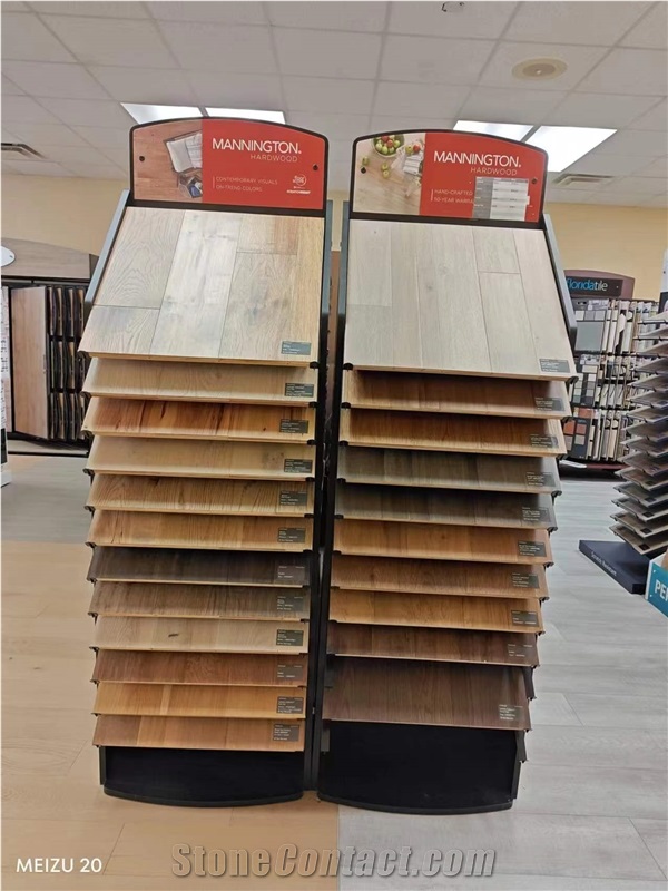 Wood Waterfall Floor Stand Rack Stand Shelf