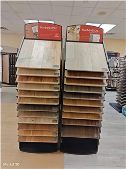 Wood Waterfall Floor Stand Rack Stand Shelf