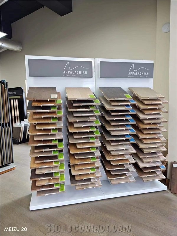 Wood Waterfall Floor Stand Rack Stand Shelf