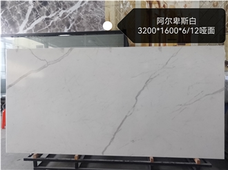 Alpine White Sintered Stone Slabs For Project