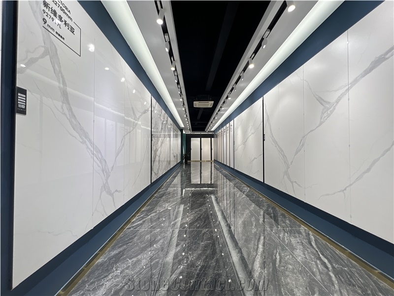Alpine White Sintered Stone Slabs For Project