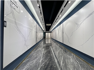 Alpine White Sintered Stone Slabs For Project