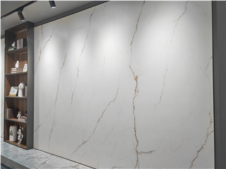 Tianshan White Artificial Sintered Stone Slabs
