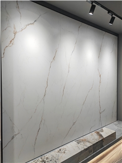 Tianshan White Artificial Sintered Stone Slabs