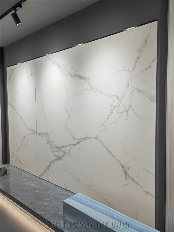 Tianshan White Artificial Sintered Stone Slabs