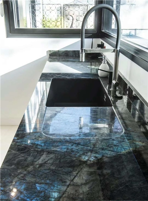 YDSTONE Lemurian Blue Granite  Kitchen Countertop