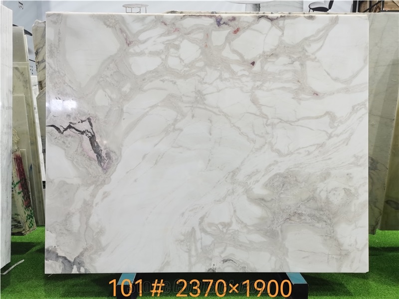Oyster White Marble Slabs