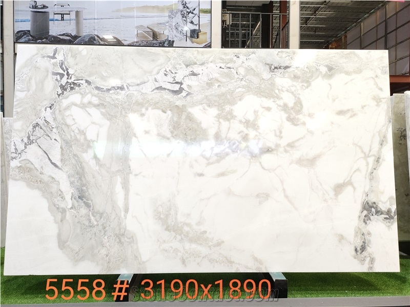 Oyster White Marble Slabs