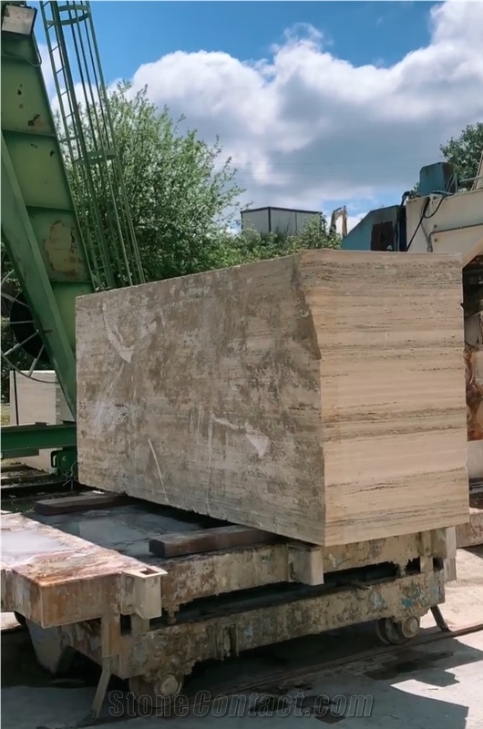 Travertino Di Rapolano - Ocean Blue Travertine Quarry