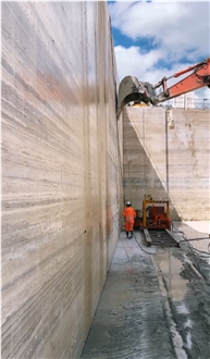 Travertino Di Rapolano - Ocean Blue Travertine Quarry