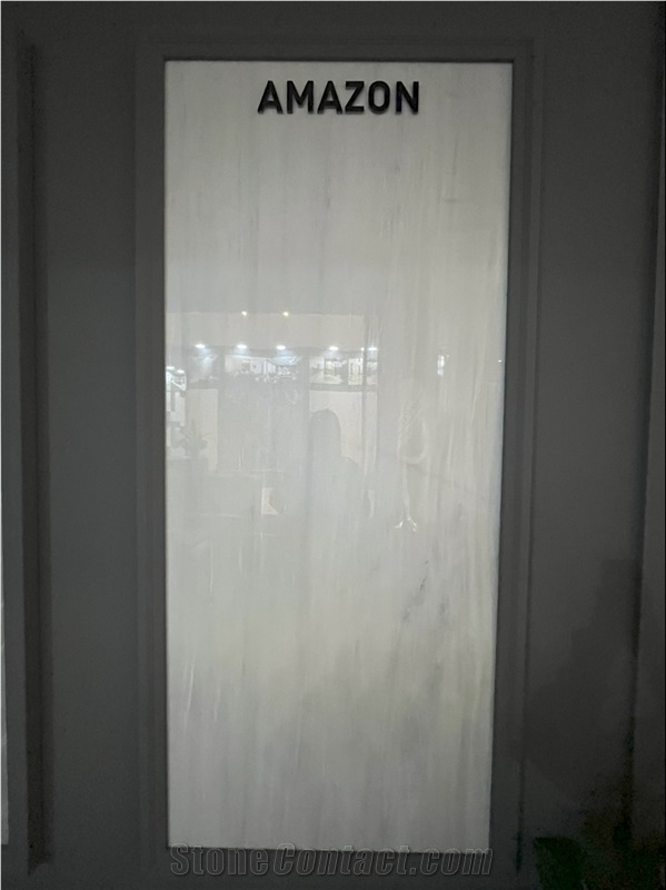 Amazon White Marble Slab