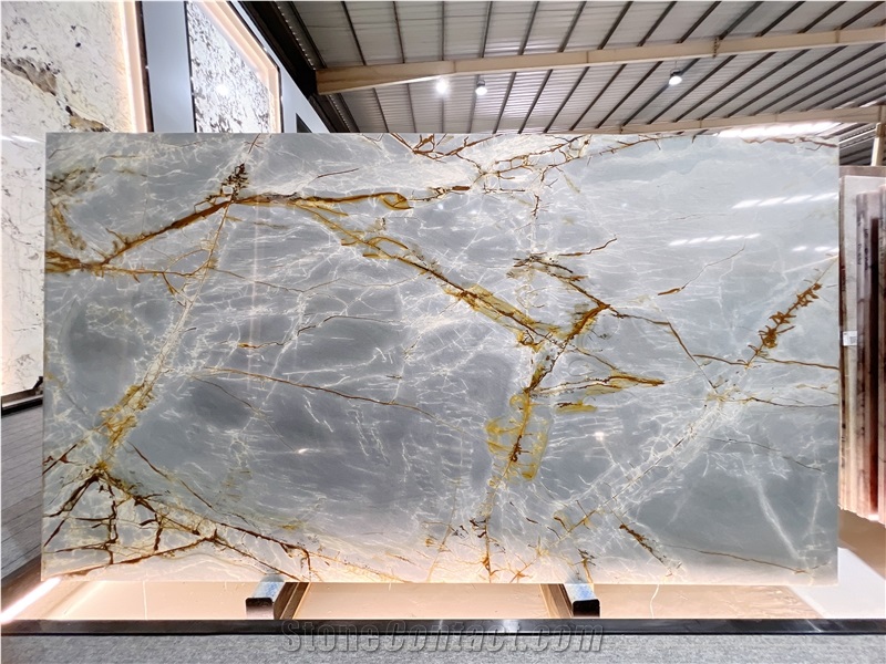 Blue Roma Quartzite Slab