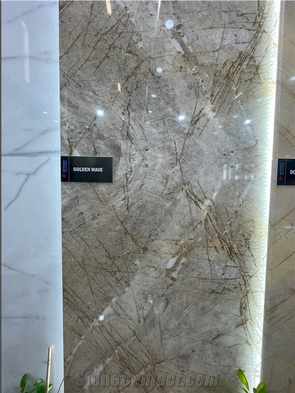 Golden Wave Marble Finished Product