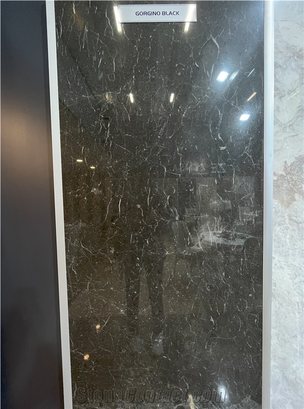 Gorgino Black Marble Slab