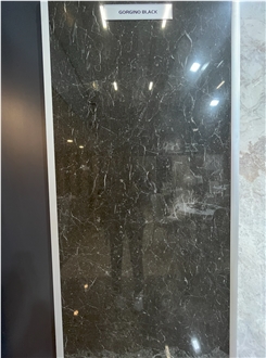 Gorgino Black Marble Slab