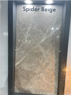 Isaura Spider Beige Marble Slab