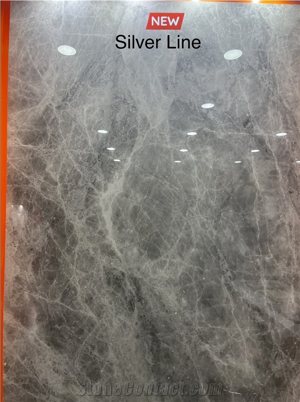 New Silver Line Marble Slab