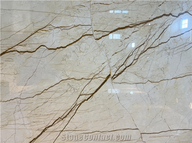 Rich Gold Marble Slab